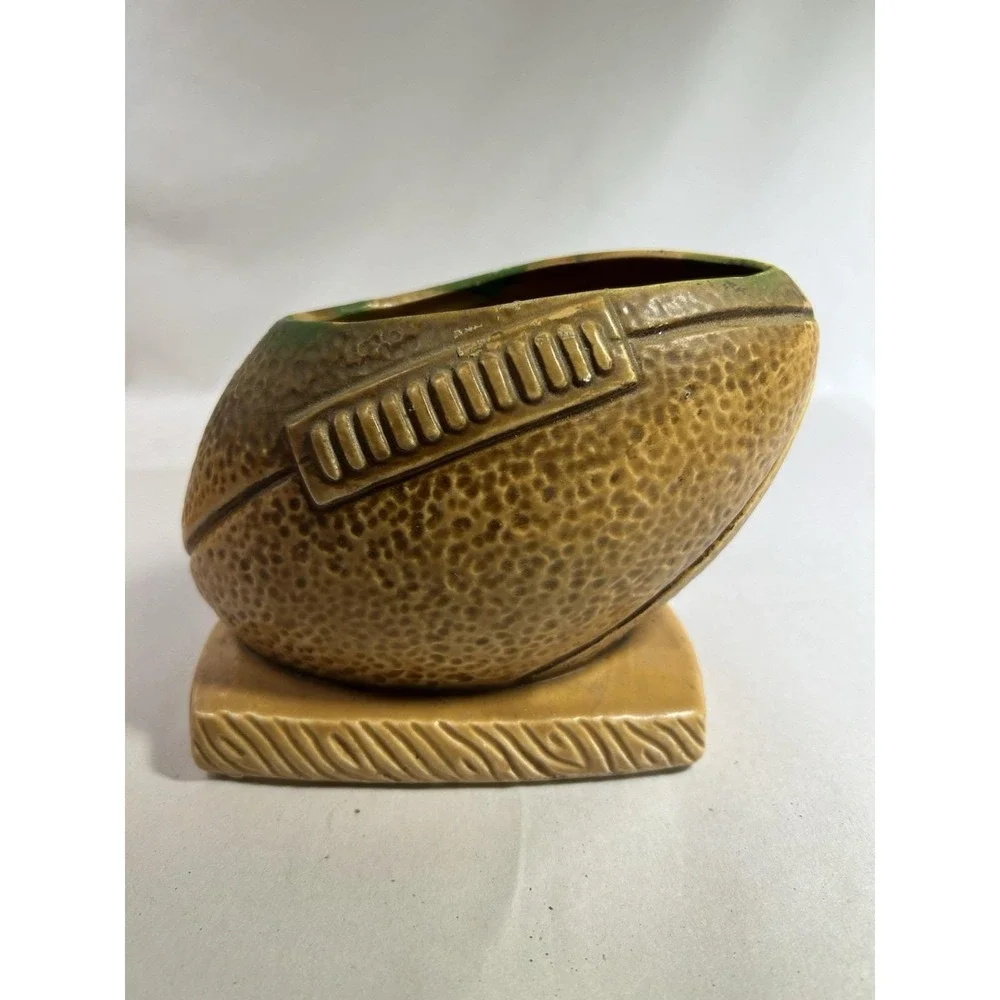 Vintage Rubens Original Football Planter Japan Los Angeles Game Collectible