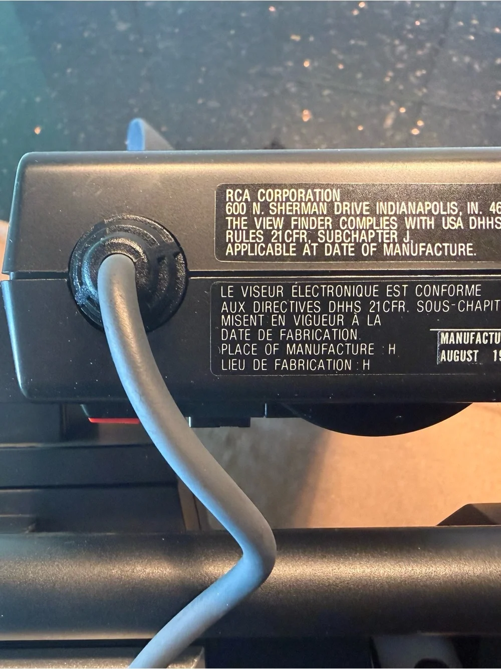 RCA Color Video Camera