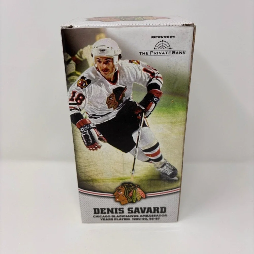 Chicago Blackhawks Denis Savard Bobblehead Ambassador HOF SGA