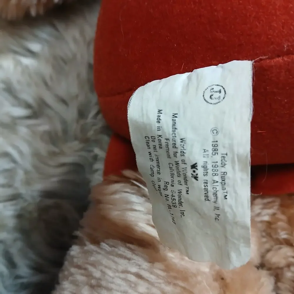Worlds of Wonder vintage teddy