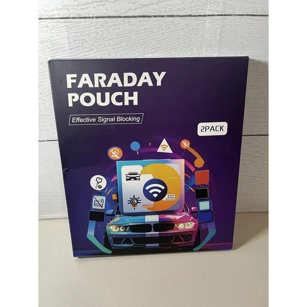 Faraday Pouch 2 Pack Two Cases New - Signal Blocking