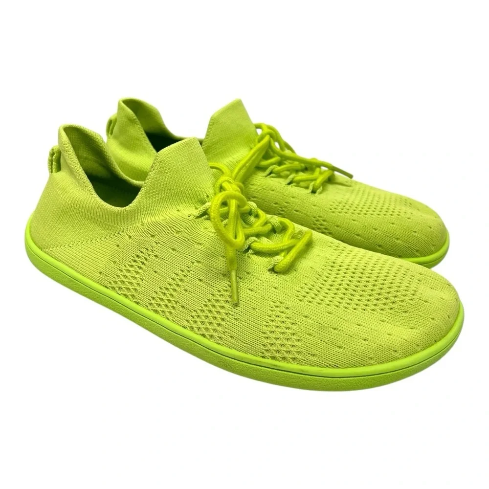 Saguaro Agile 2 Fluorescent Green Barefoot Knit Athletic Shoe Unisex Women 10.5