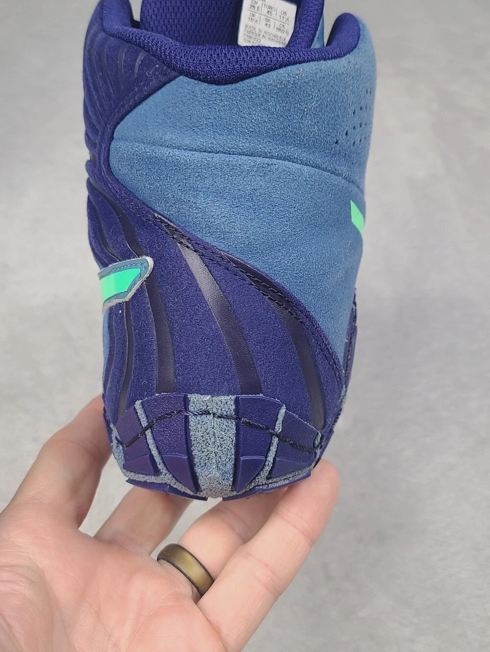 Asics surface wear