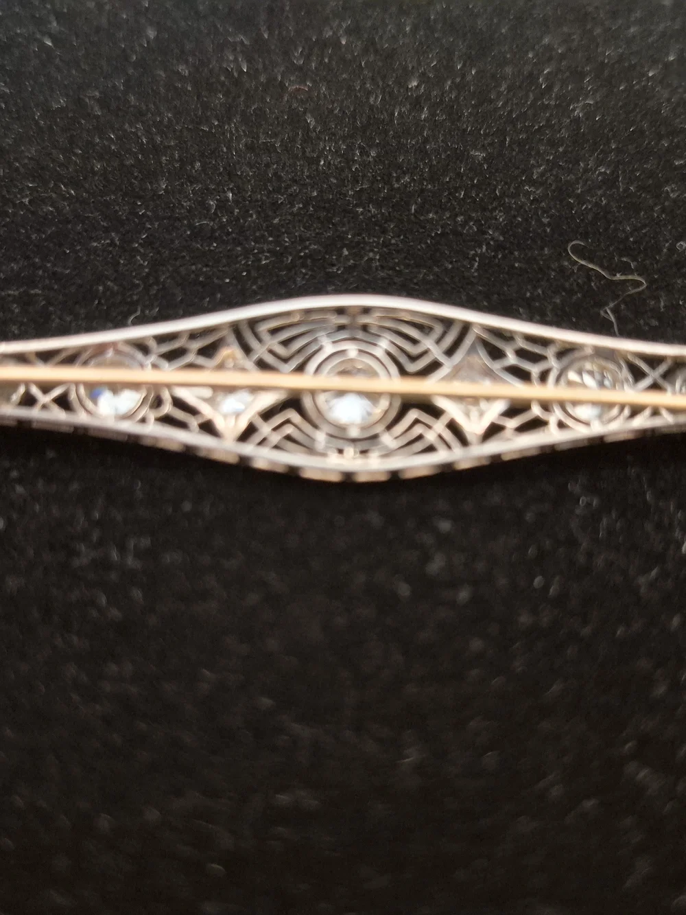 Vintage platinum 14k