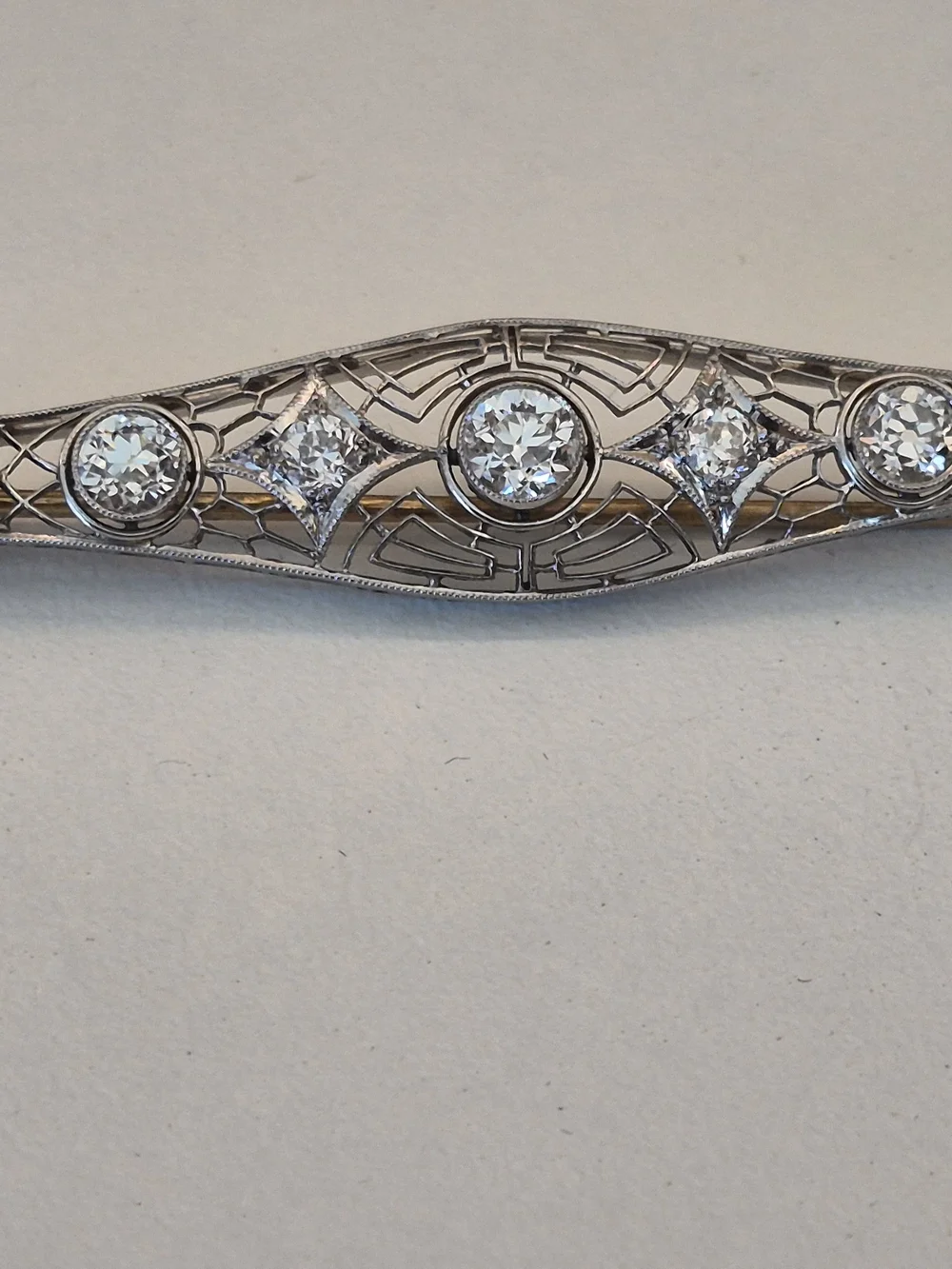 Vintage platinum 14k