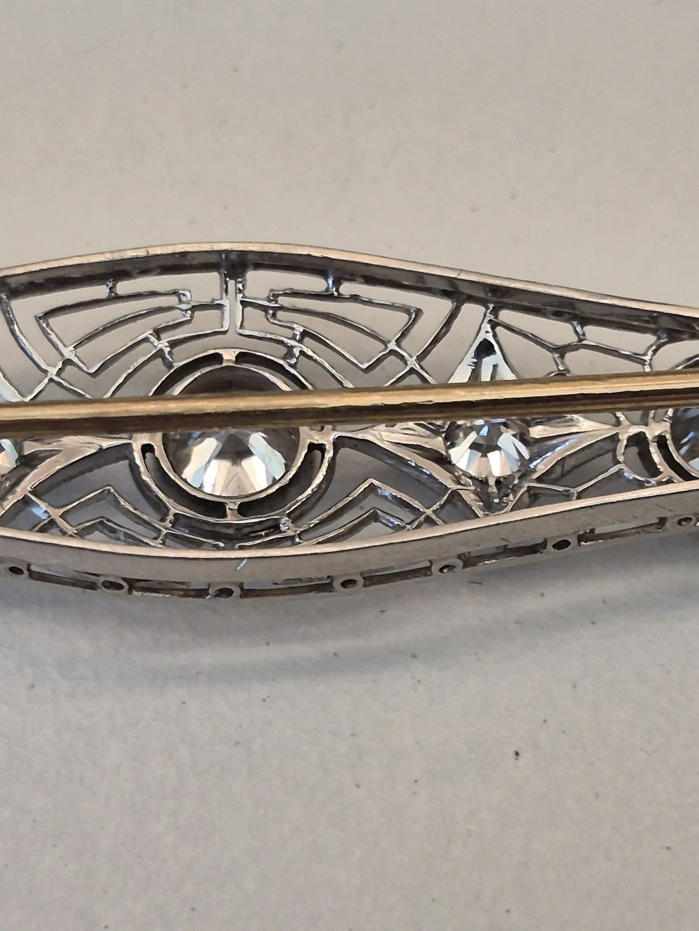 Vintage platinum 14k