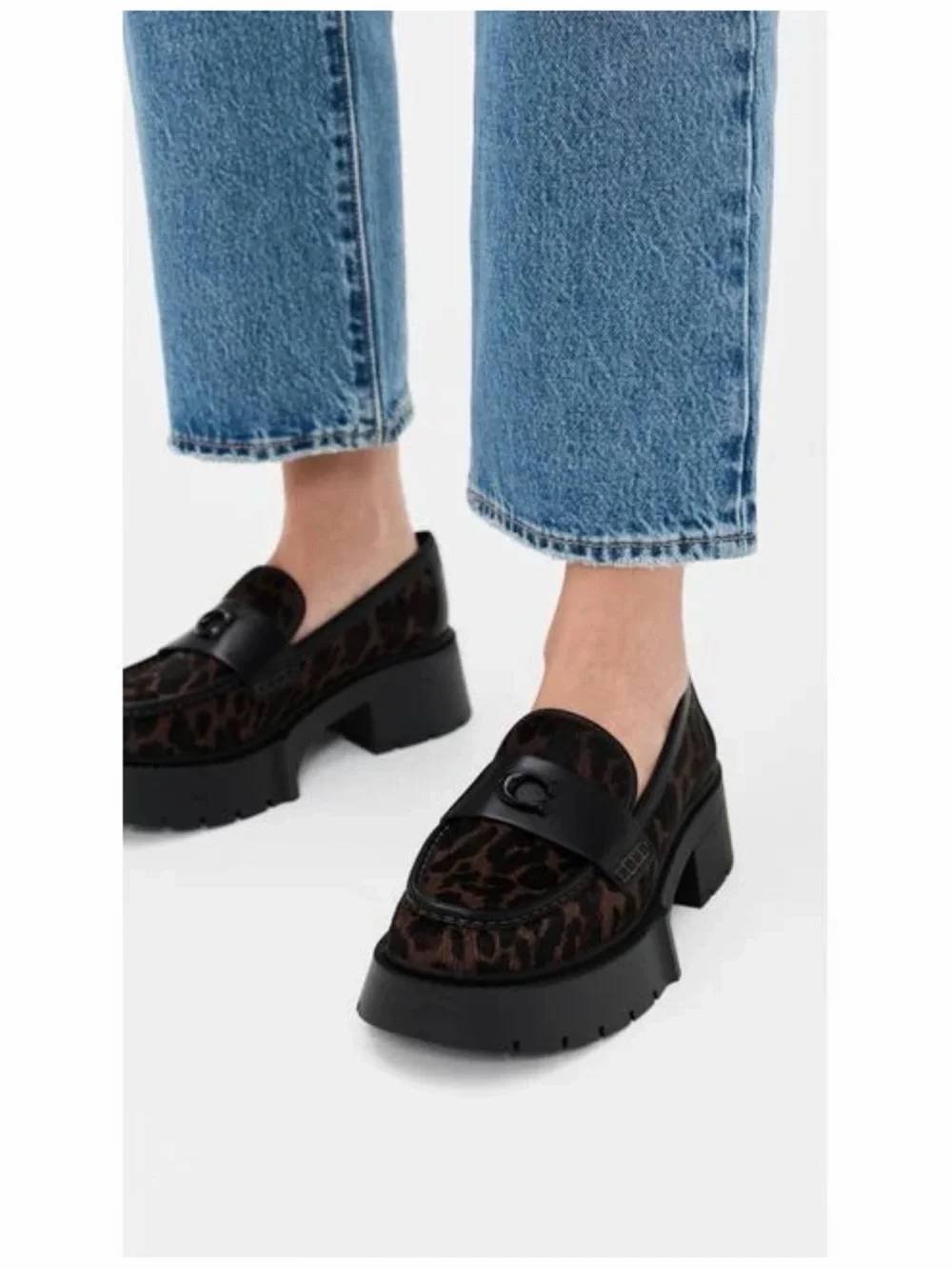 Coach penny loafers