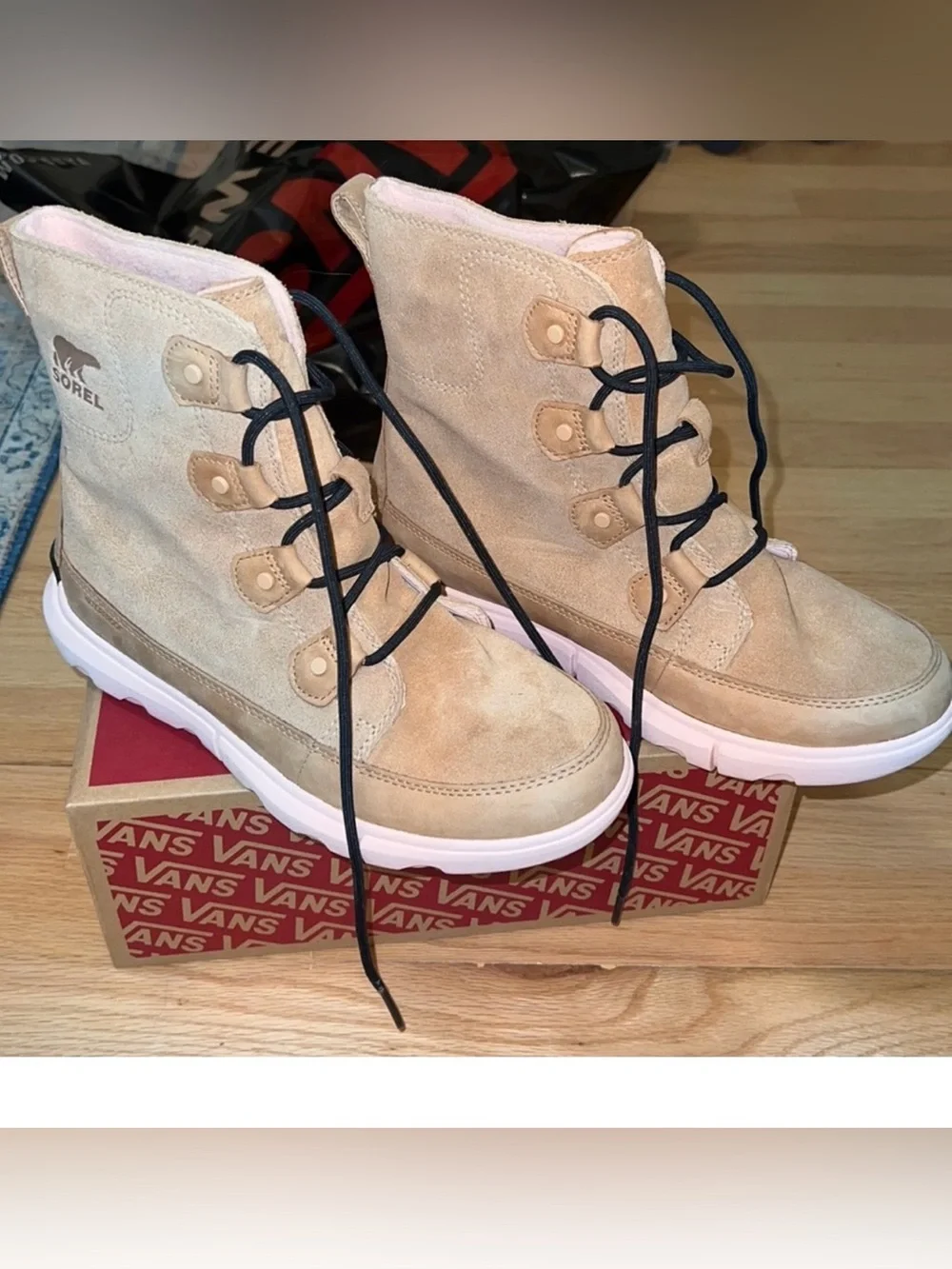 Sorel Explorer II Joan Tan Lace-Up Women's Boots