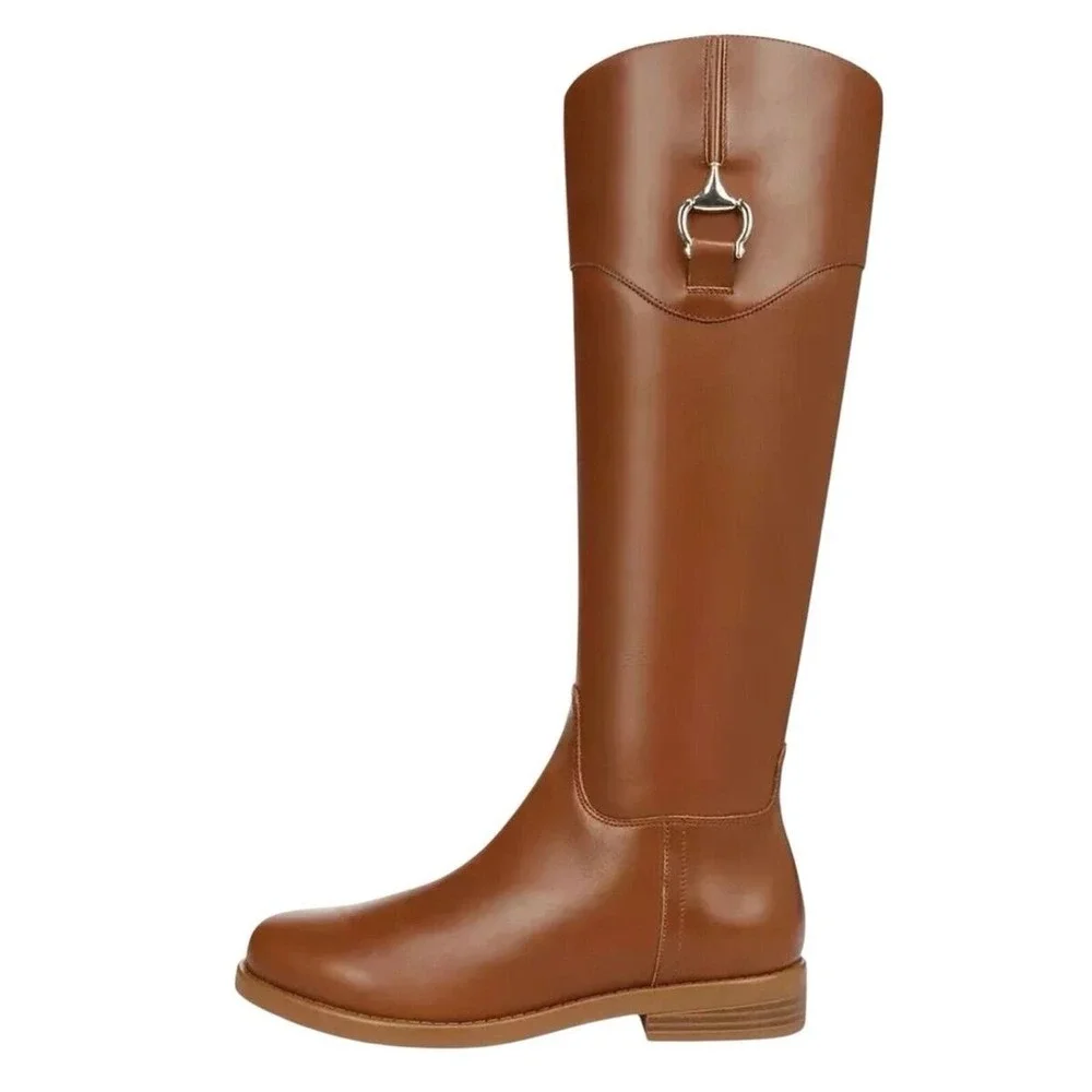 Giani Bernini Womens Sandraa Leather Knee-High Boots | Cinnamon | 6M‎