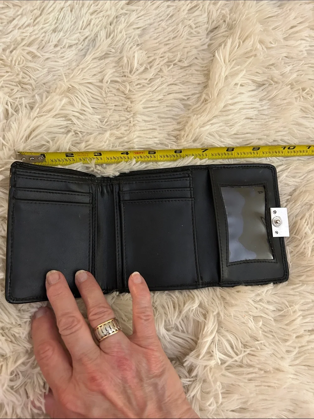 Liz Claiborne compact leather