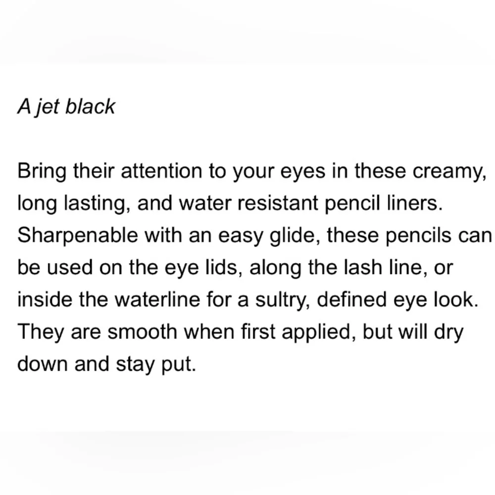 OFRA eyeliner pencil