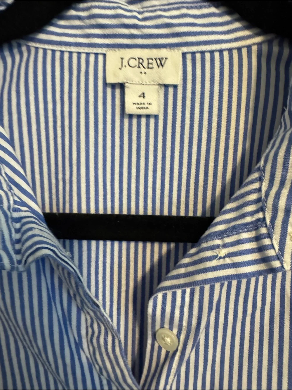J. Crew crisp button