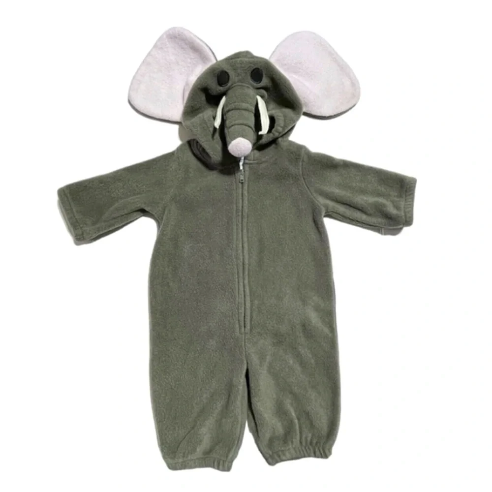 Vintage (2002) Old Navy fleece elephant costume 6-12 months