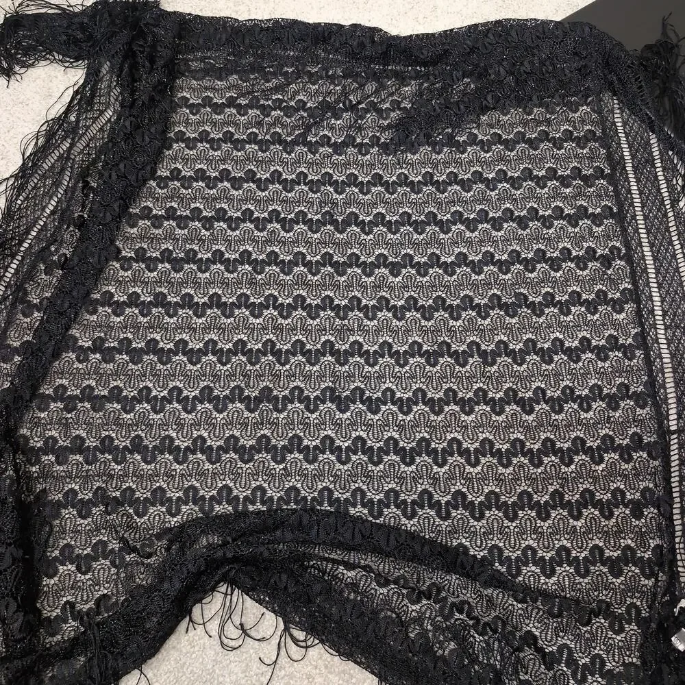 Perry Ellis black lace