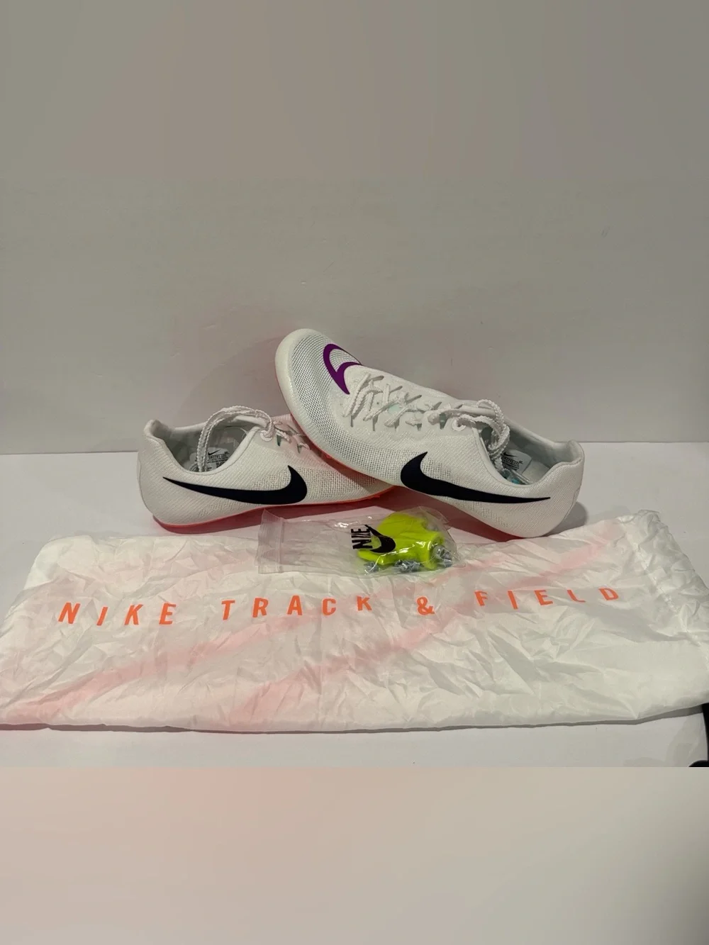 Nike Zoom Ja Fly 4 'White Bright Crimson Obsidian' Sz: 7.5 (DR2741-101)
