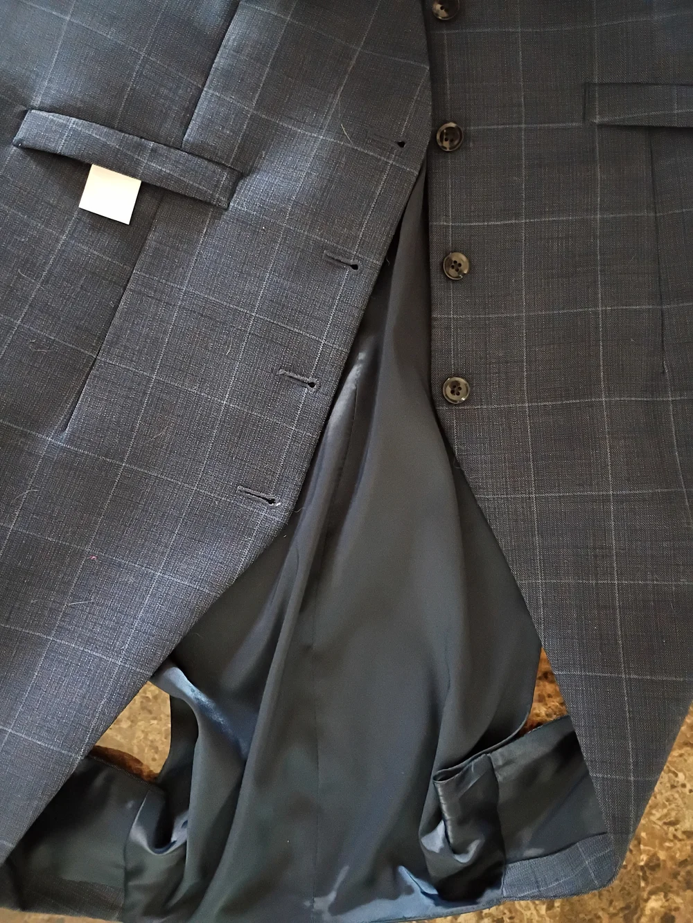 N/A tailored navy