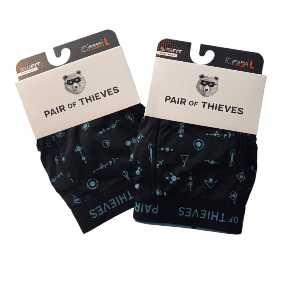 Men's Pair of Thieves Super Fit Boxer Briefs Underwear size M