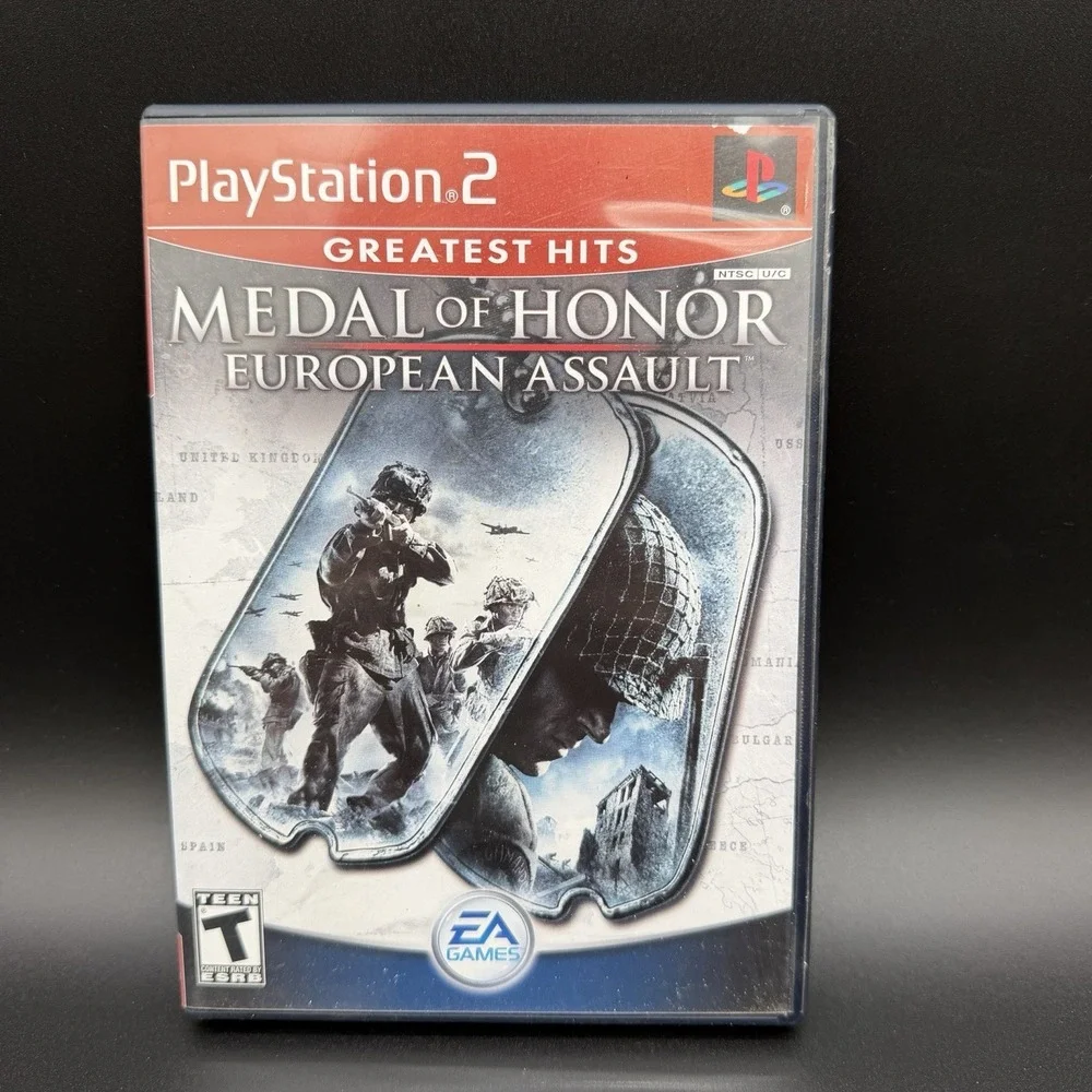 PlayStation 2 PS2 Game Medal Of Honor European Assault CIB Untested
