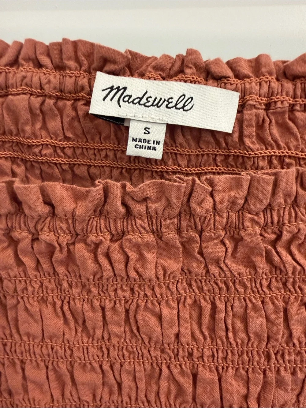 Madewell feminine smocked