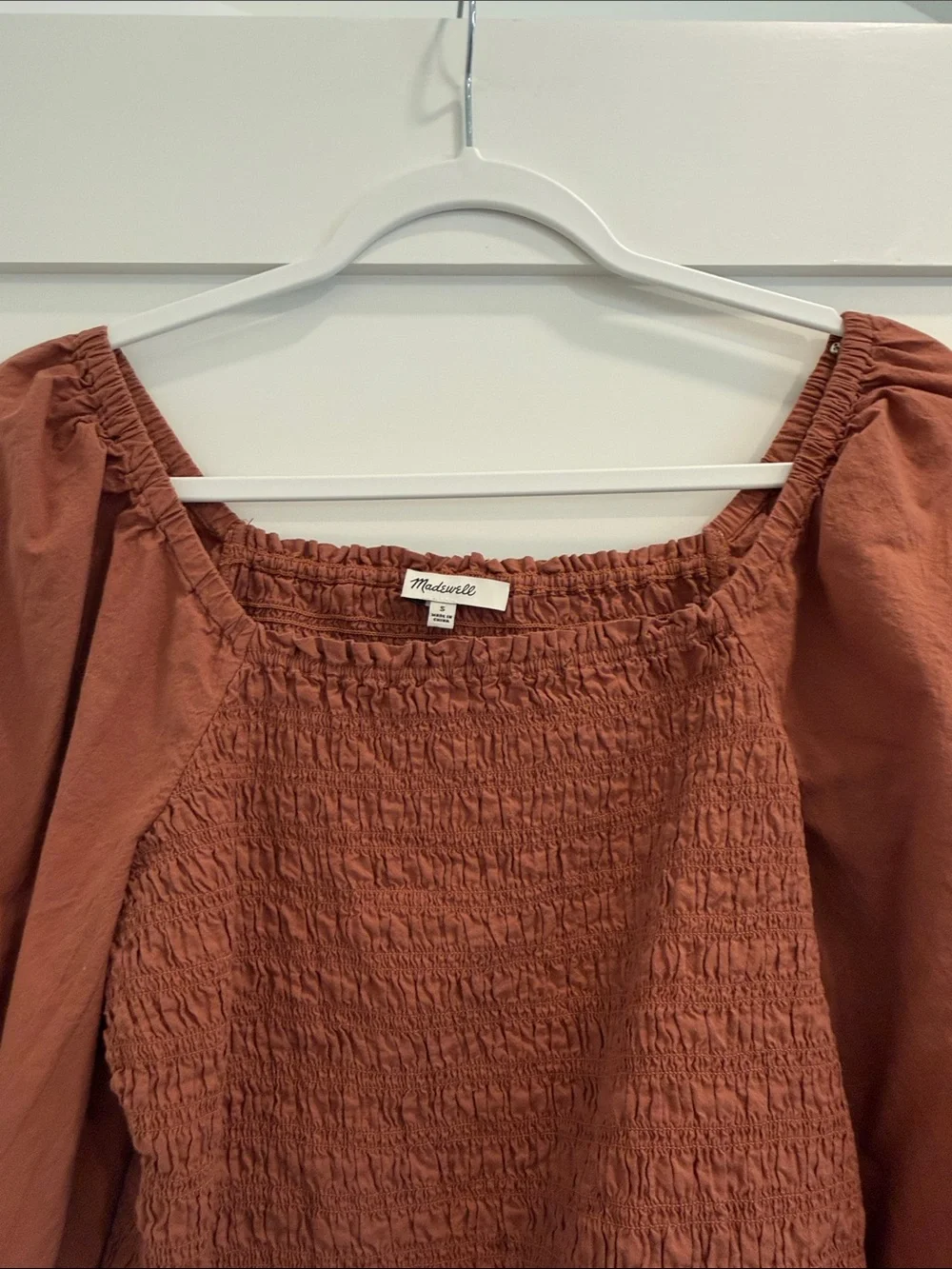 Madewell feminine smocked