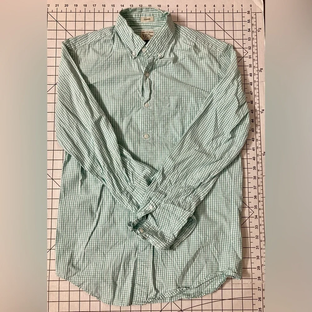 J. Crew Stretch Men’s Small Classic Fit Button Down‎ Shirt