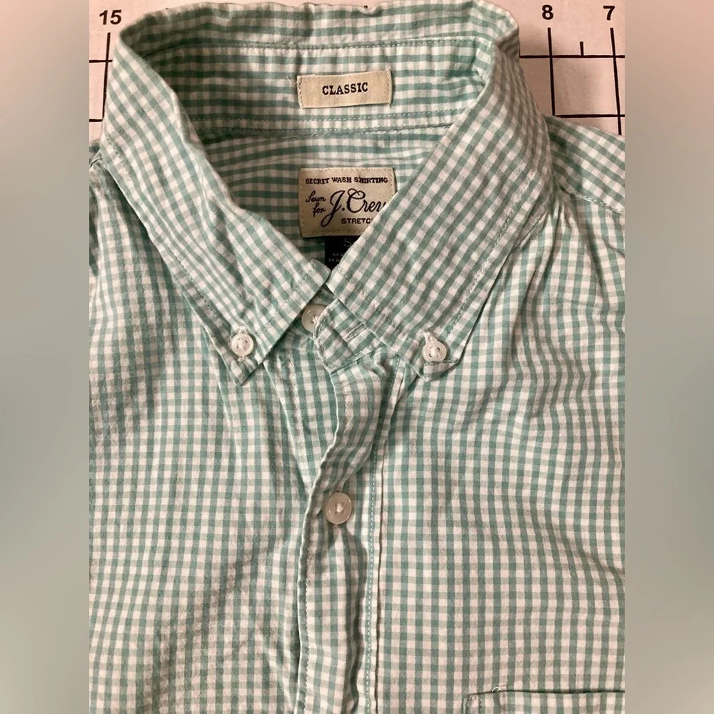 J. Crew Stretch Men’s Small Classic Fit Button Down‎ Shirt