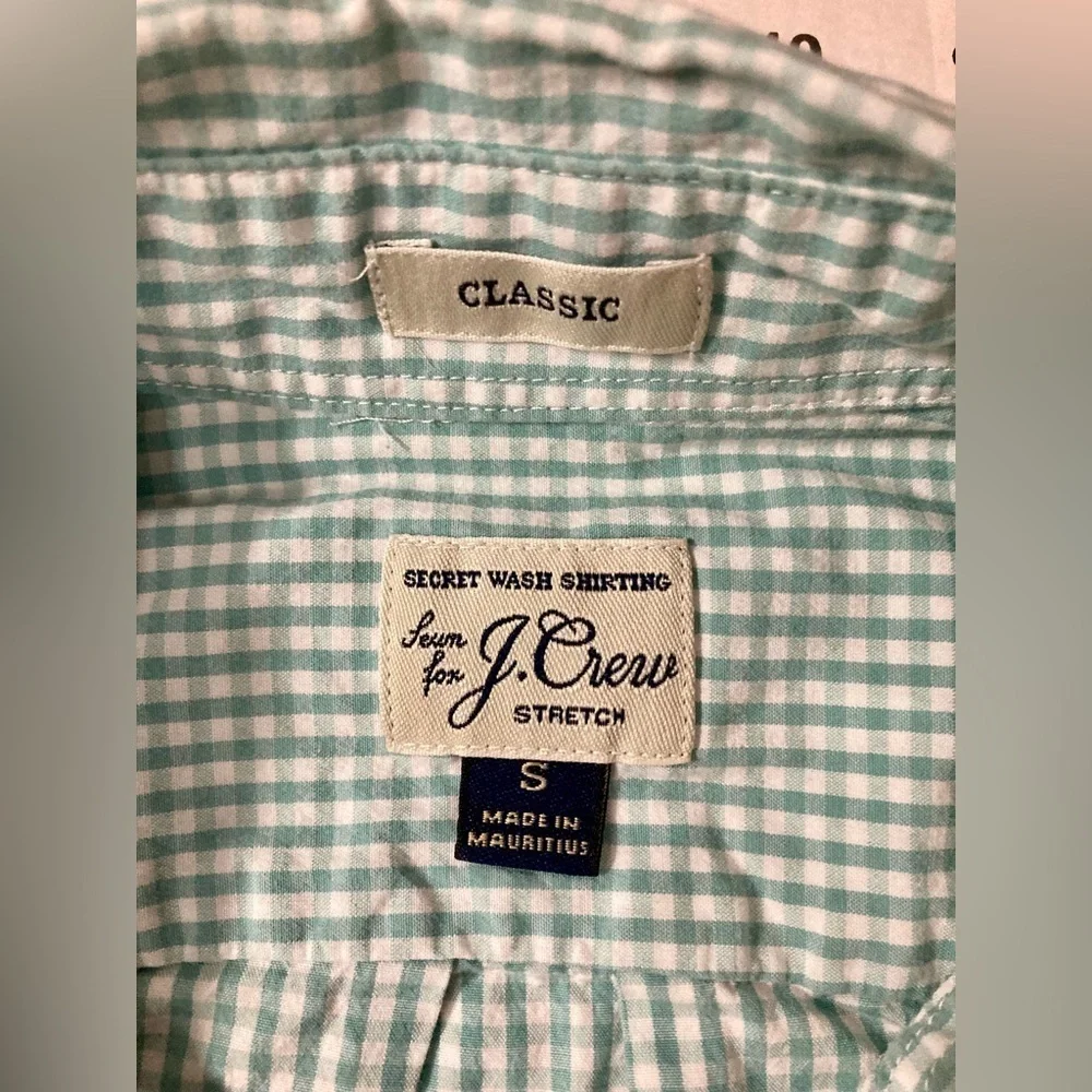 J. Crew Stretch Men’s Small Classic Fit Button Down‎ Shirt