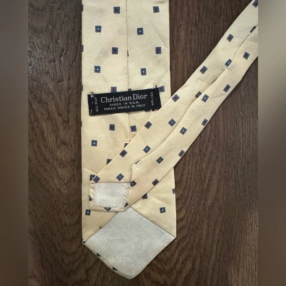 Dior stain pattern silk