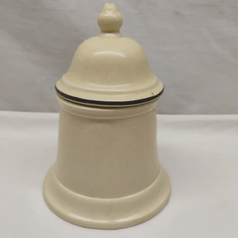 Pfaltzgraff Village Sugar Bowl With Lid Vintage 1970's Stoneware Canister