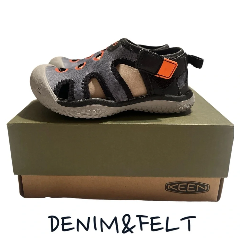 KEEN‎ Unisex-Child Stingray Closed Toe Water Sandals/Shoes | NEW/NIB!!🩶🌊
