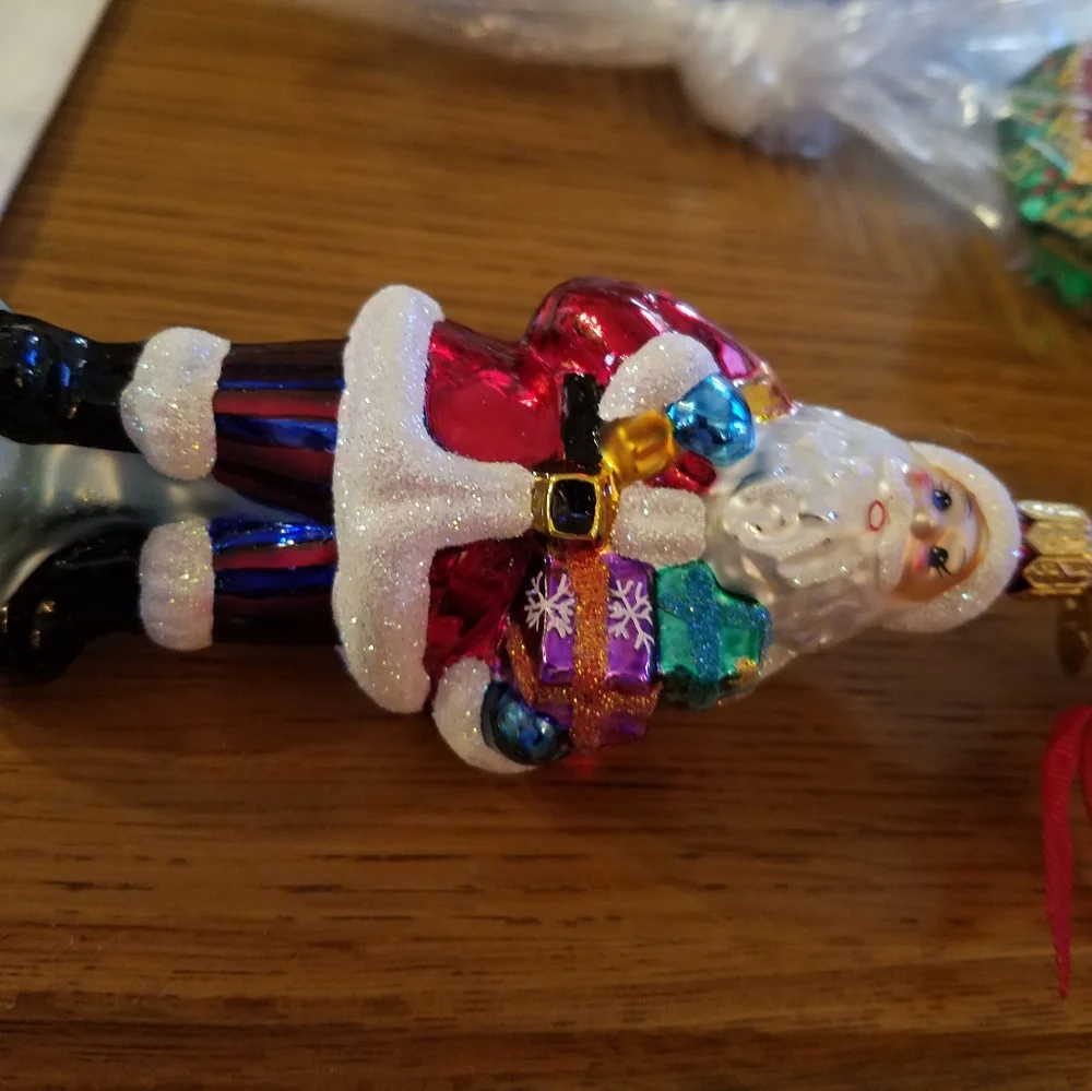 Christopher Radko Santa Claus Joy Ornament with tags