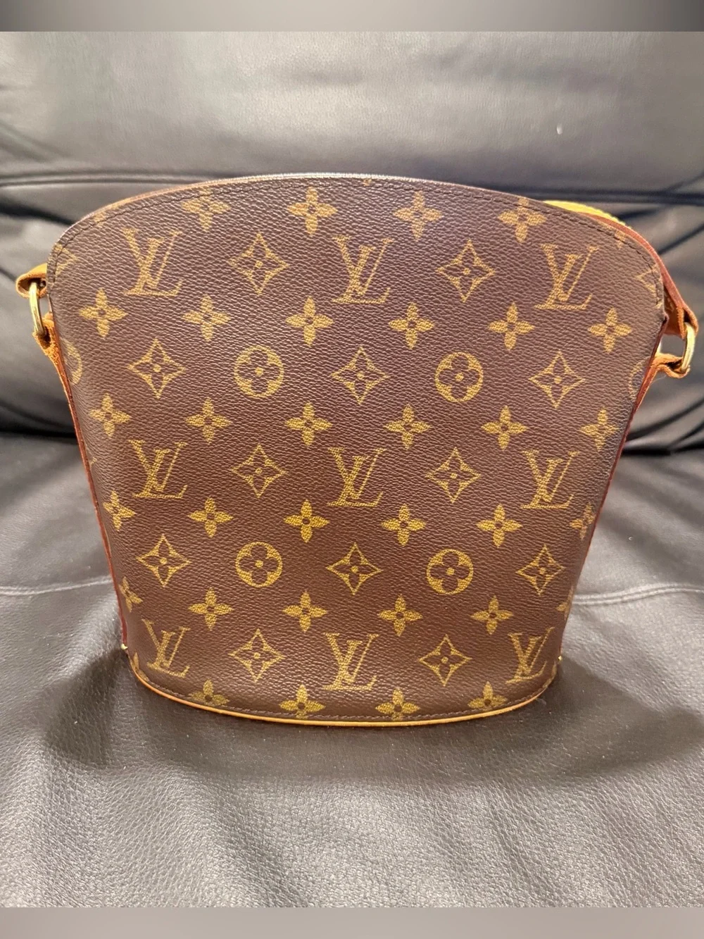 Authentic Louis Vuitton Monogram Drouot Crossbody Bag