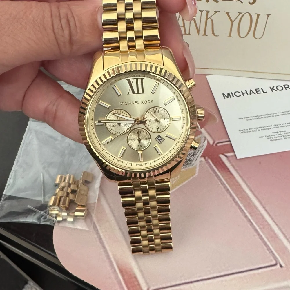 Michael Kors gold tone