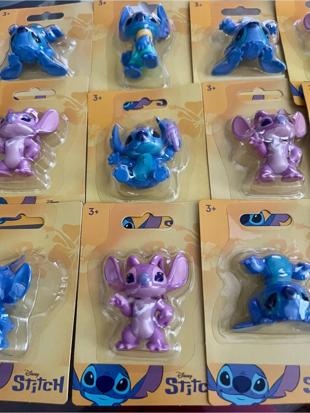6 Disney Stitch & Angel Mini Figures - Blue & Purple 6 X for $8.00