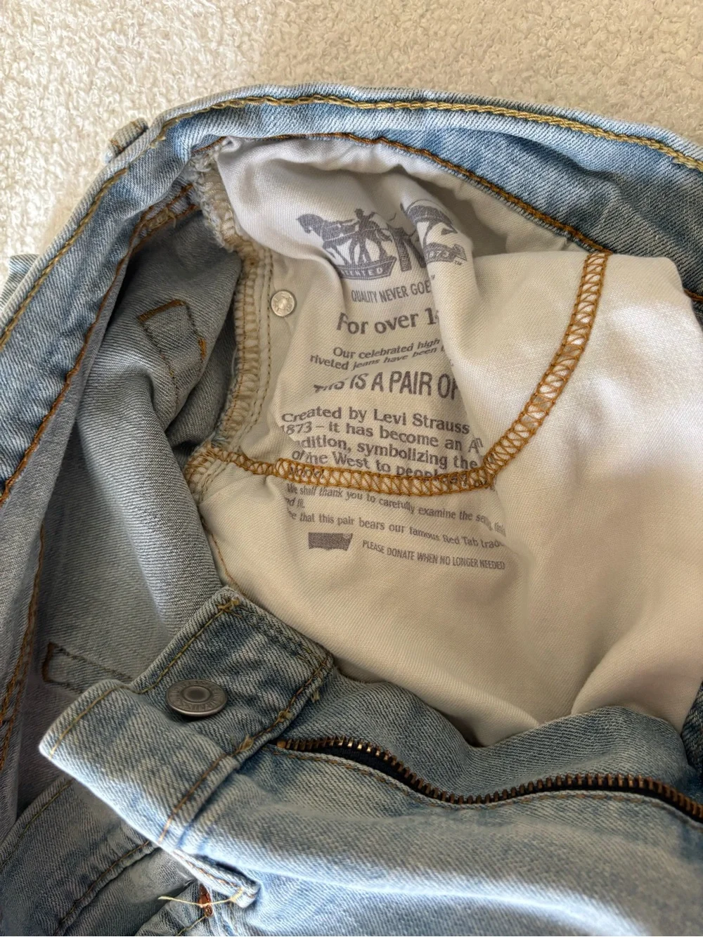 Levis light blue