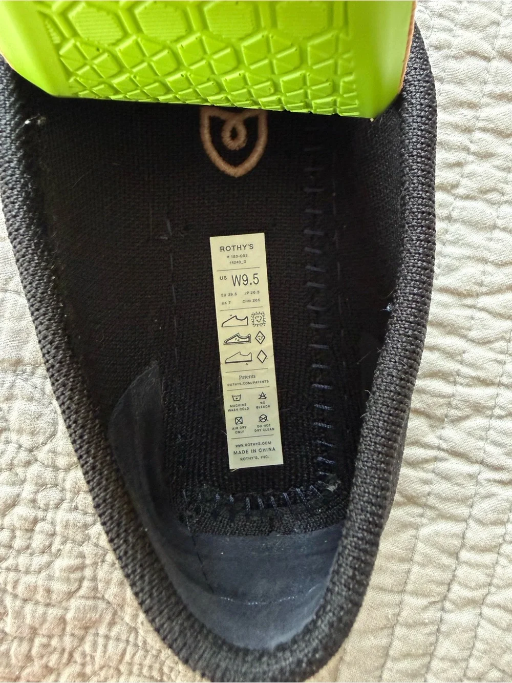 Rothys women’s size