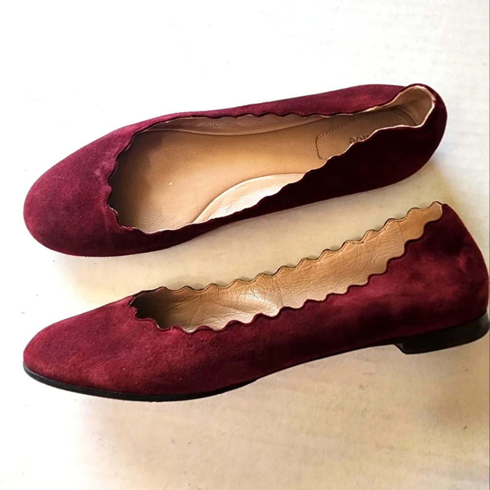 Chloe elegant burgundy