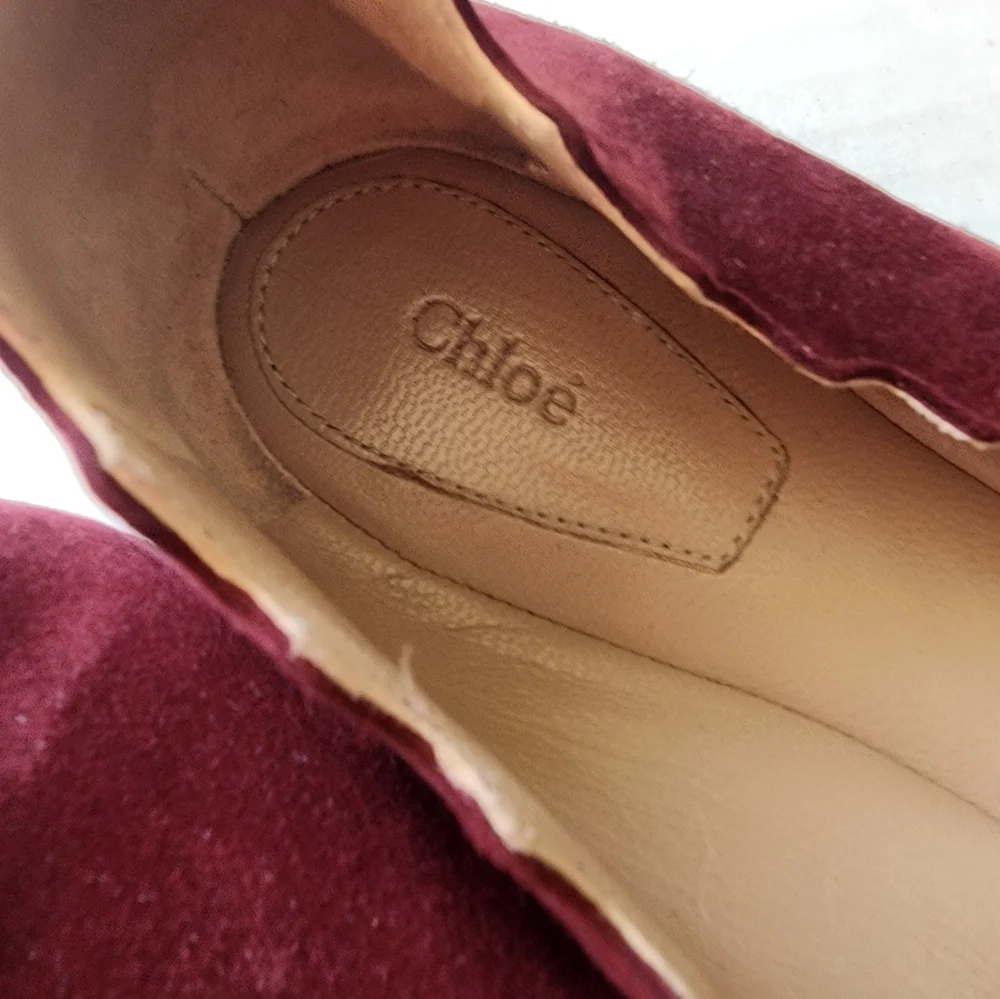 Chloe elegant burgundy