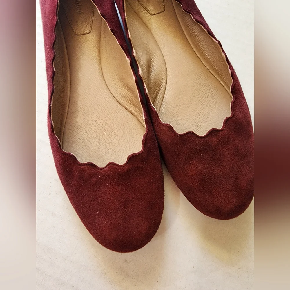 Chloe elegant burgundy
