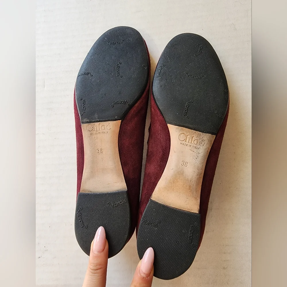 Chloe elegant burgundy