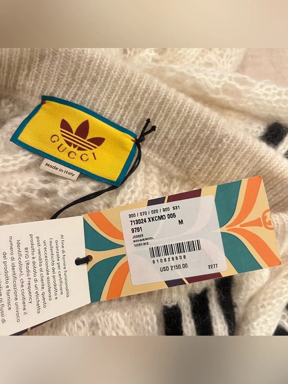 Gucci adidas wool