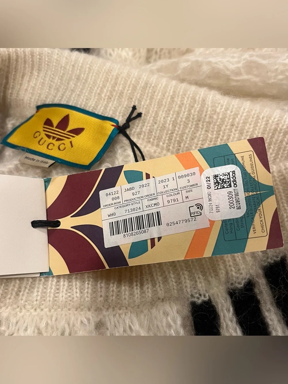 Gucci adidas wool