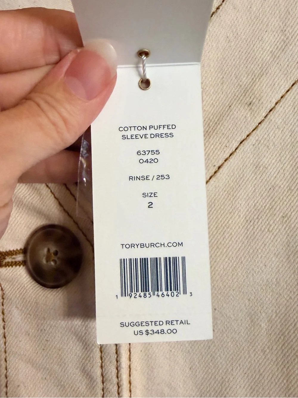 Tory Burch size seams