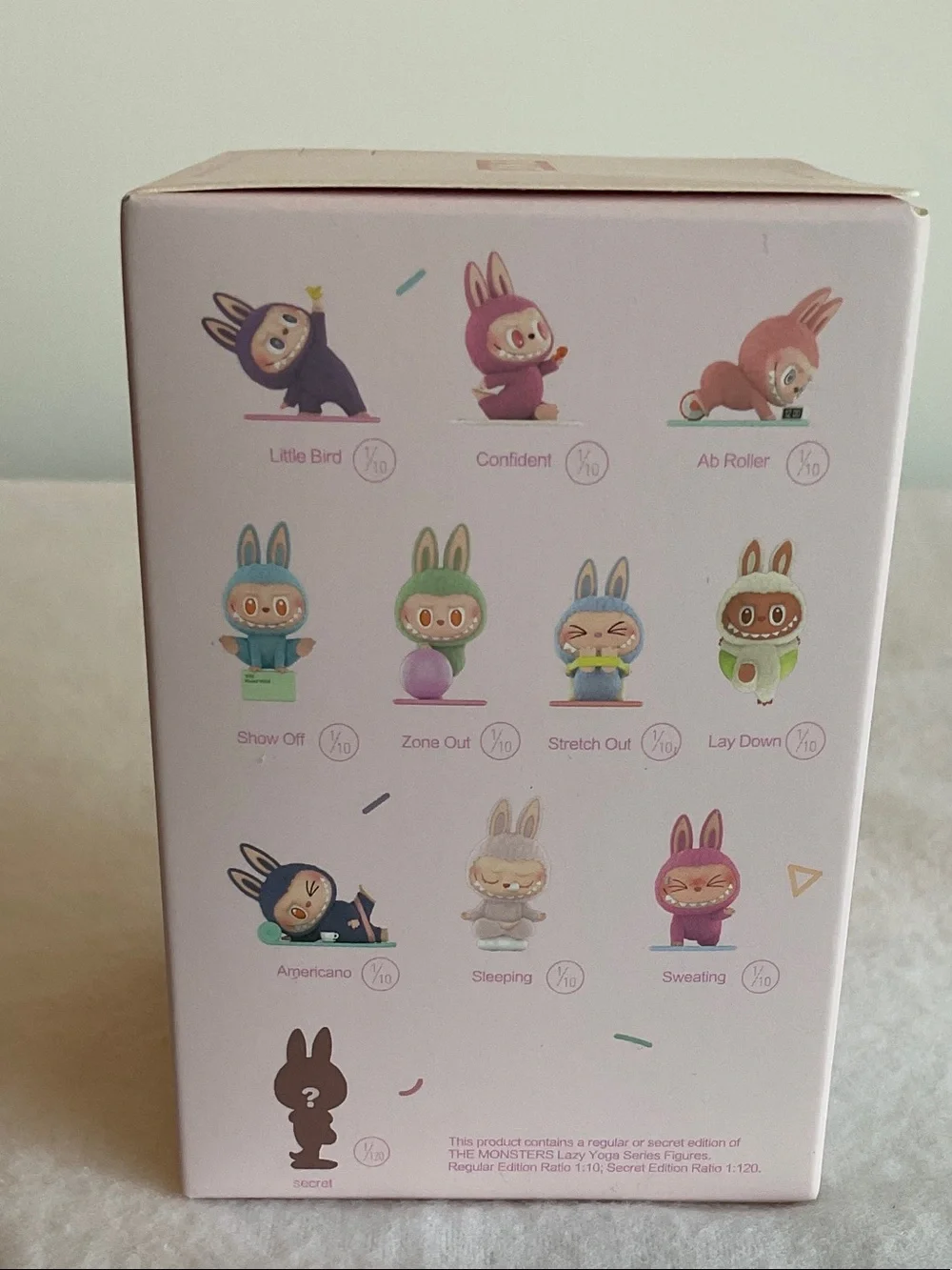 Lazy Yoga Monster Figure by Pop Mart