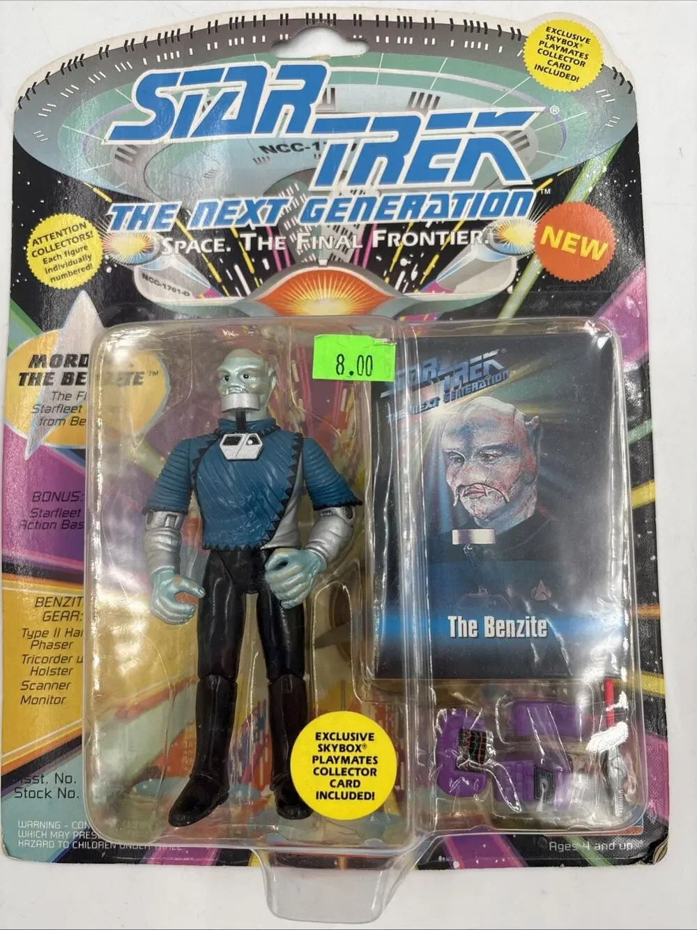 Star Trek TNG Benzite Action Figure Playmates 1993 Vintage New