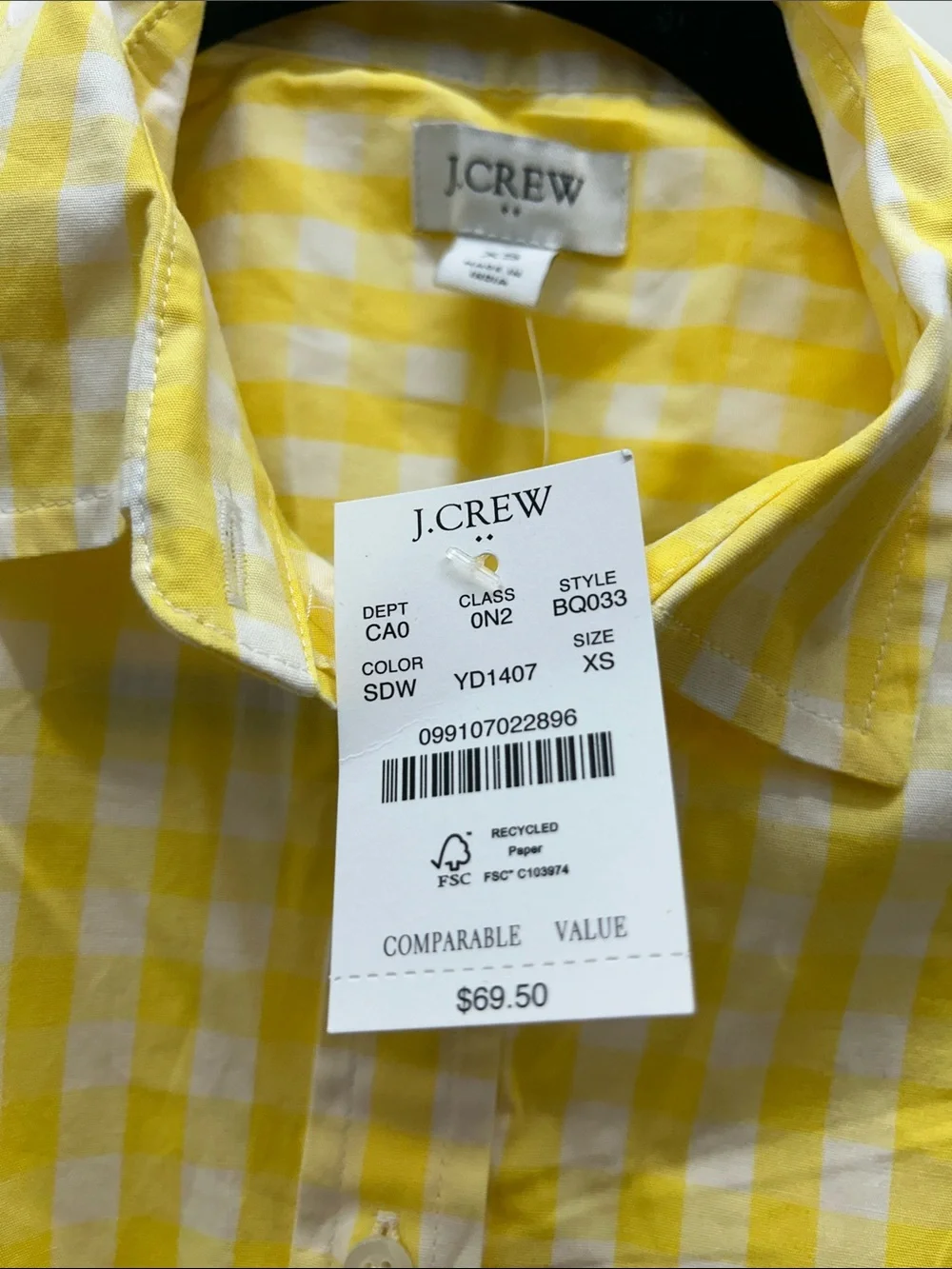 J. Crew extra small