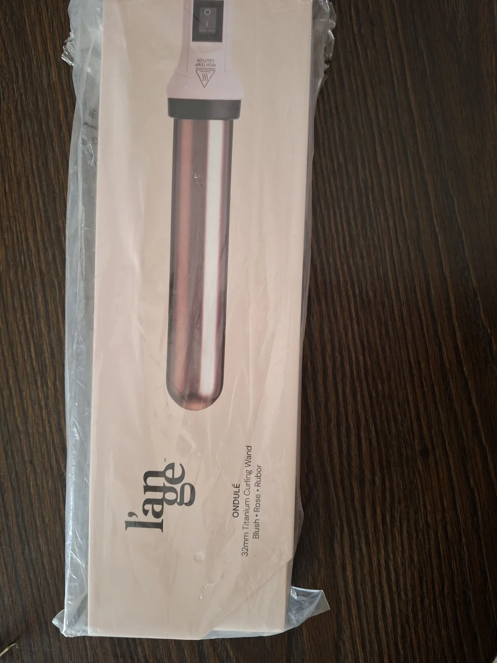 L'ange 32mm Curling Iron Titanium Rod Wand