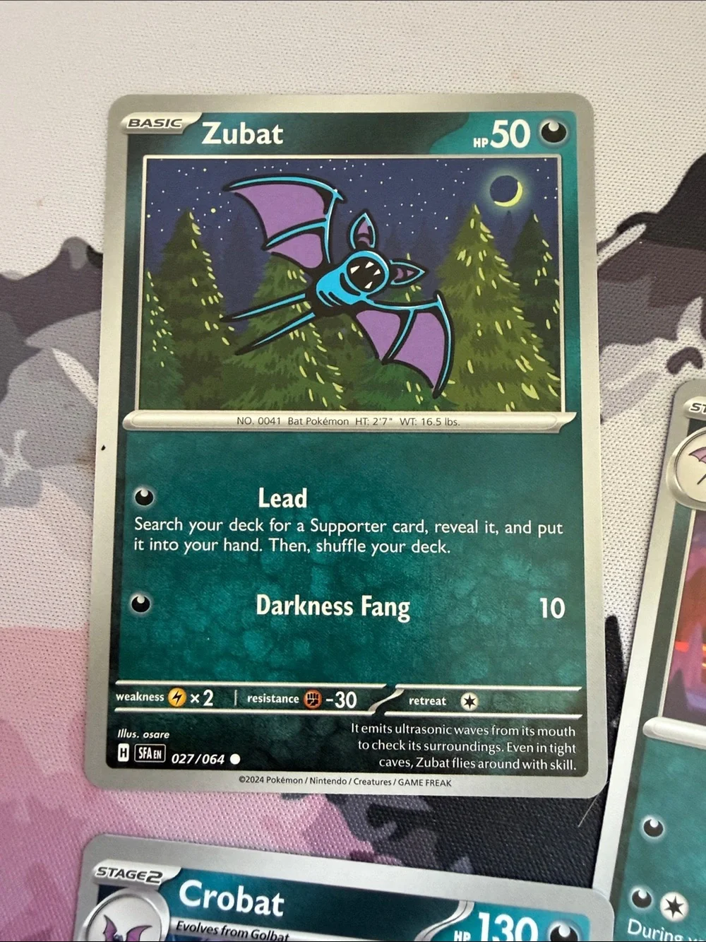 Zubat, Golbat & Crobat Evolution Lot | Shrouded Fable | ✨5/$25✨