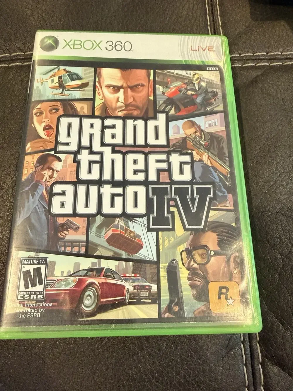 2008 XBOX 360 GRAND THEFT AUTO IV COMPLETE IN BOX With Map And Guidebook