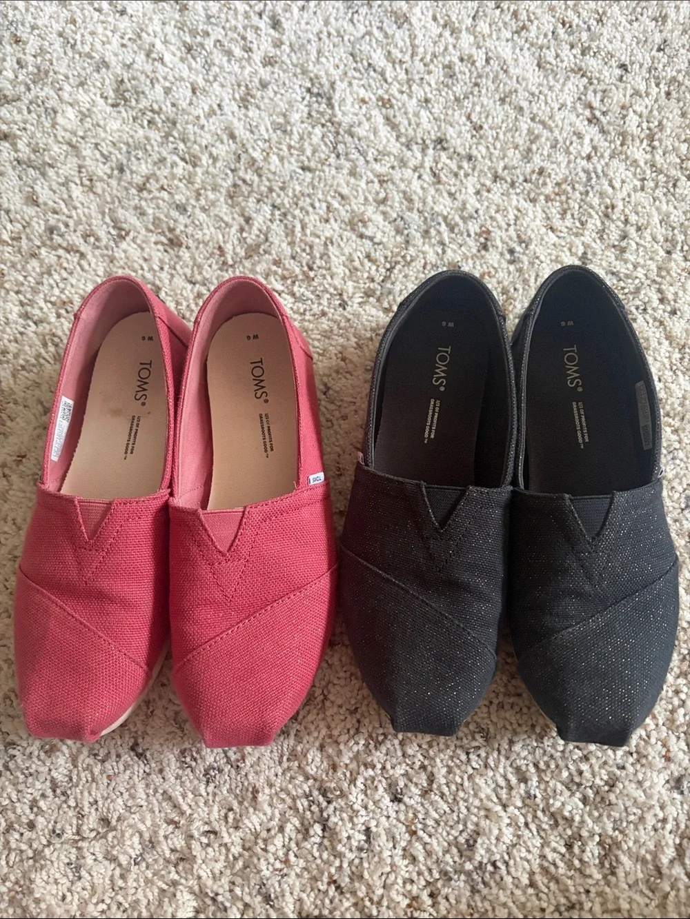 Toms peach neutral easy